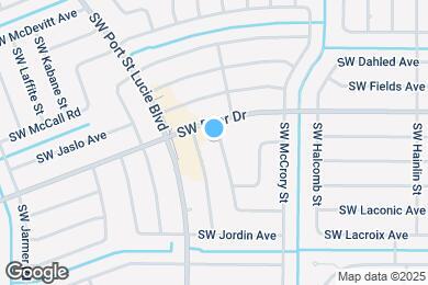Map image of the property - 4014 SW McCandless St