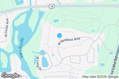 Map image of the property - 25002 W Nicklaus Way