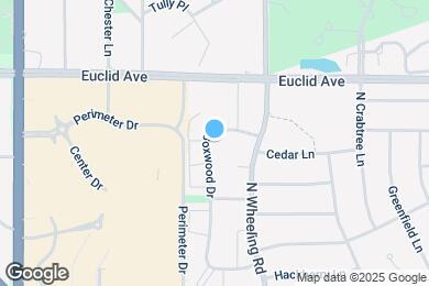 Map image of the property - 1195 N Boxwood Dr