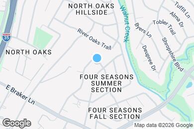 Map image of the property - 11602 April Dr