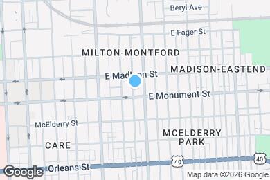 Map image of the property - 703 N Port St