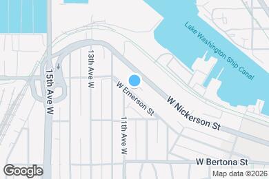Map image of the property - 1006 W Emerson St