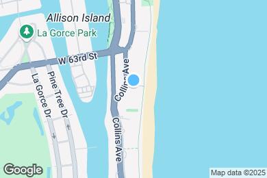 Map image of the property - 5959 Collins Ave