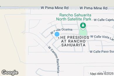 Map image of the property - 782 W Calle Ormino