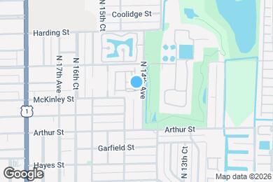 Map image of the property - 1541 N 14th Ter