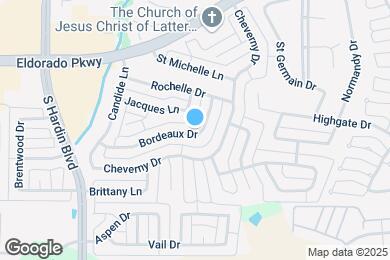 Map image of the property - 2620 Bordeaux Dr