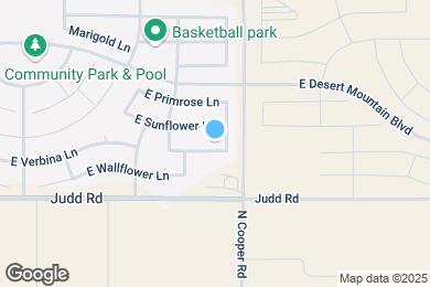 Map image of the property - 11664 E Verbina Ln