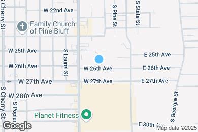 Map image of the property - 305 W 26th Ave