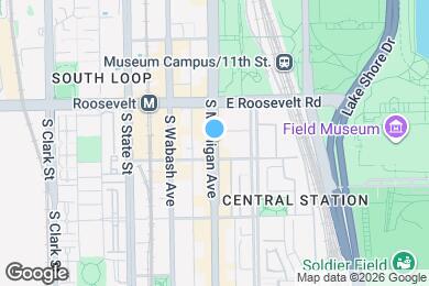 Map image of the property - 1265 S Michigan Ave