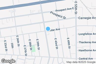 Map image of the property - 4072 Cedar Ave