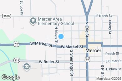 Map image of the property - 351 W Currant St