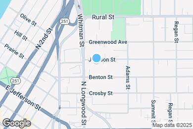 Map image of the property - 1127 Jackson St