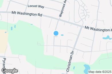 Map image of the property - 10905 Waycross Ave