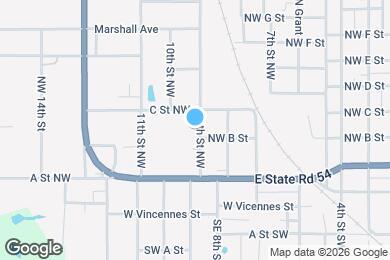 Map image of the property - 126 9th St NW