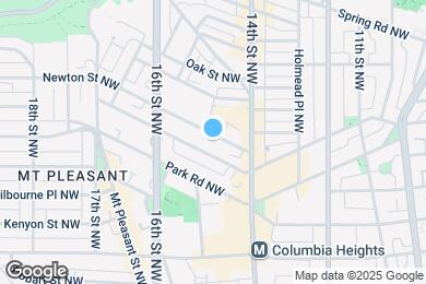 Map image of the property - 1448 Newton St NW