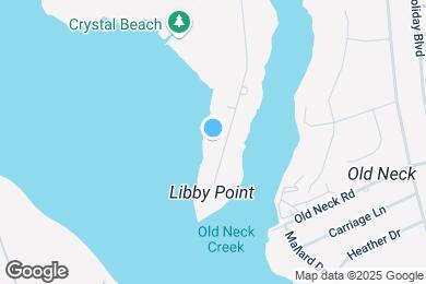 Map image of the property - 132 Crystal Beach Blvd