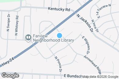 Map image of the property - 18500 E Arrowhead Ln