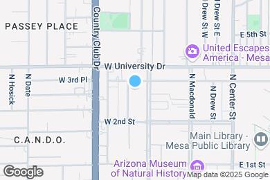 Map image of the property - 253 1/2 N Lebaron