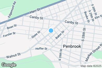 Map image of the property - 2445 Walnut St