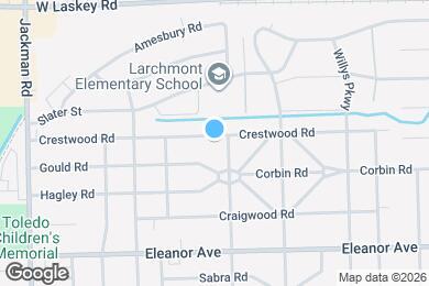 Map image of the property - 1467 Crestwood Rd