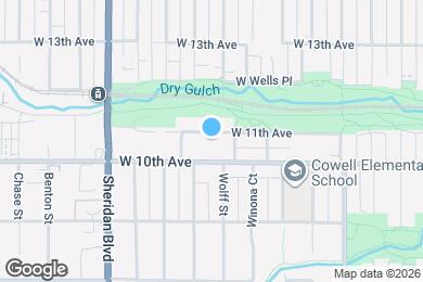 Map image of the property - 4818 W 11th Ave