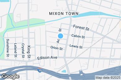Map image of the property - 2524 Hiland St