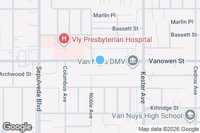 Map image of the property - 15040 Vanowen St