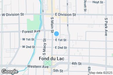 Map image of the property - 13 E 1st St