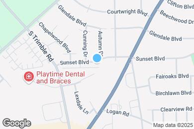 Map image of the property - Sunset Blvd Apartments