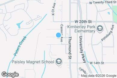 Map image of the property - 908 Taft St