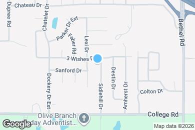 Map image of the property - 4199 Sidlehill Dr
