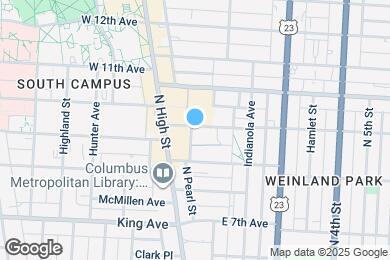 Map image of the property - 41 E 9th Ave