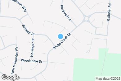 Map image of the property - 330 Bridle Creek Dr