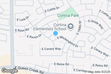 Map image of the property - 18686 E Mockingbird Dr