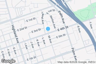 Map image of the property - 1315 E 4th St