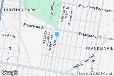 Map image of the property - 3925 N 9th St