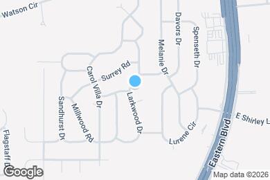 Map image of the property - 463 Larkwood Dr