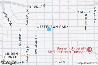 Map image of the property - 1245 E Waverly St
