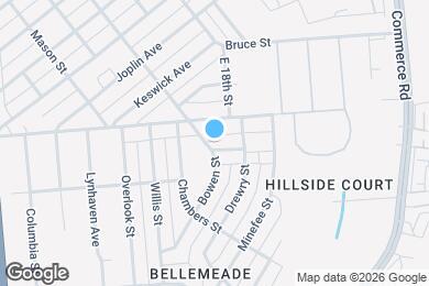 Map image of the property - 1306 Bowen St