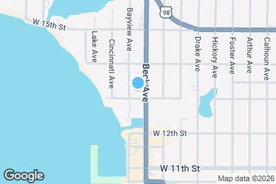 Map image of the property - 1301 Beck Ave