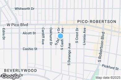 Map image of the property - 1457 S Canfield Ave