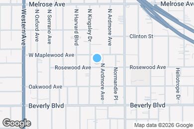 Map image of the property - 4511 Rosewood Ave