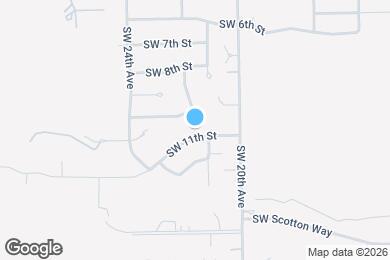 Map image of the property - 2110 SW 11th St