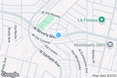 Map image of the property - 2529 W Beverly Blvd