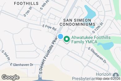 Map image of the property - 16505 S 10th St