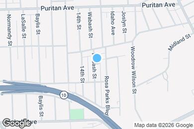 Map image of the property - 15574 Wabash St