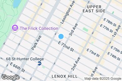 Map image of the property - 157 E 72nd St