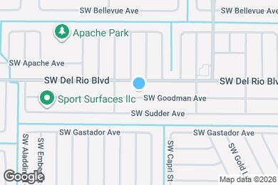 Map image of the property - 1337 SW Goodman Ave