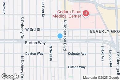 Map image of the property - 8813 Burton Way