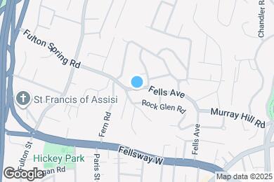 Map image of the property - 194 Fells Ave